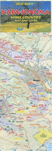 9781891267574: Napa-Sonoma Wine Country Map and Guide (California Wine Region Maps) [Idioma Ingls]