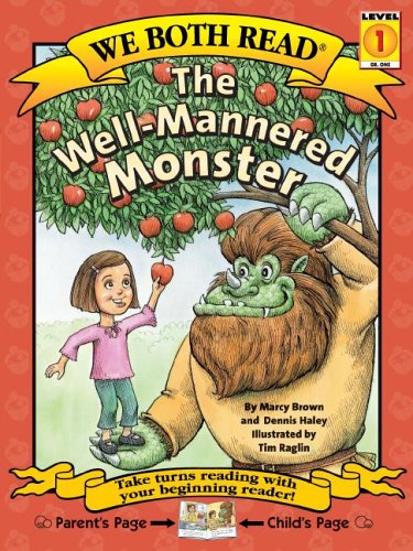 Stock image for We Both Read-the Well-Mannered Monster for sale by Better World Books: West