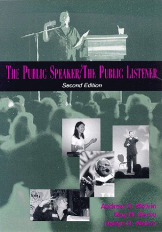 9781891487125: The Public Speaker/the Public Listener