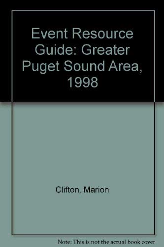 9781891492013: Event Resource Guide: Greater Puget Sound Area, 1998