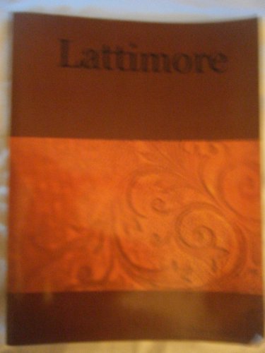 Lattimore (9781891576140) by Dr. Robert A. Norman