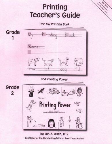 Beispielbild fr Printing Teacher's Guide zum Verkauf von Better World Books