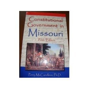 Beispielbild fr Constitutional Government In Missouri 5th Ed zum Verkauf von HPB-Diamond