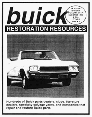9781891752100: Buick Parts Locating Guide : Buick Restoration Resources