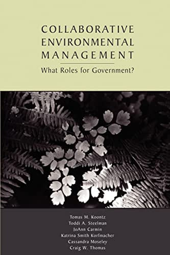 Beispielbild fr Collaborative Environmental Management : What Roles for Government-1 zum Verkauf von Better World Books