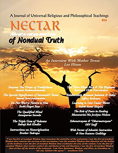 9781891893285: Nectar of Non-Dual Truth #36: A Journal of Universal Religious and Philosophical Teachings