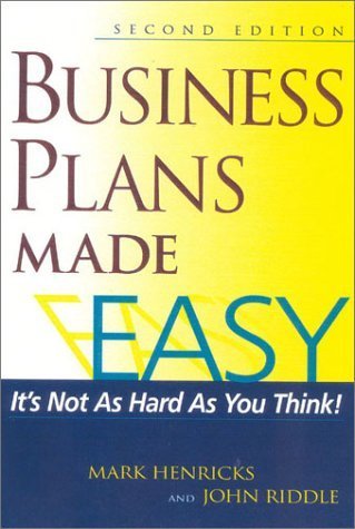 Imagen de archivo de Business Plans Made Easy: It's Not As Hard As You Think! 2nd a la venta por a2zbooks