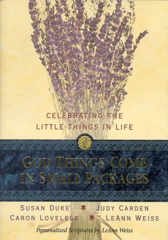 Imagen de archivo de God Things Come in Small Packages : Celebrating the Little Things in Life a la venta por Better World Books