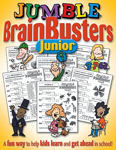 

Jumble® BrainBusters Junior: A Fun Way to Help Kids Learn and Get Ahead in School (1) (Jumbles®)