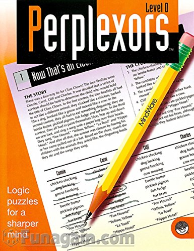 Imagen de archivo de Oriental Trading Perplexors: Level D Activity Book for Kids Ages 12-14 | 48 Pages - Mind Games With Logic Puzzles, Great Brain Games Perfect as Teaching & School Supplies, Books for Teens - 1 Pc a la venta por HPB-Red