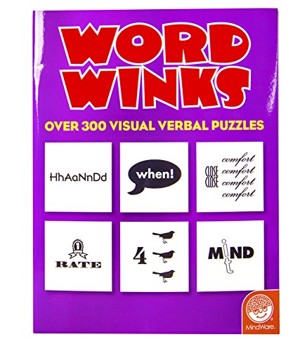 Beispielbild fr Word Winks : Over 300 Visual Verbal Puzzles zum Verkauf von Better World Books