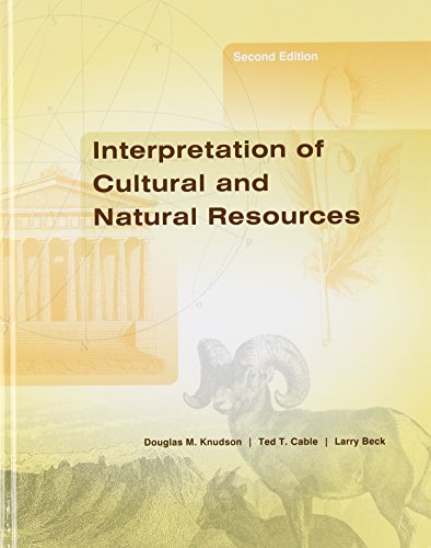 Beispielbild fr Interpretation of Cultural and Natural Resources zum Verkauf von Better World Books