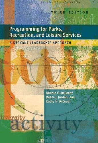 9781892132871: Programming for Parks, Recreation, and Leisure Services: A Servant Leadership Approach