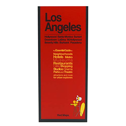 Stock image for Red Map Los Angeles City Travel Guide for sale by Heisenbooks