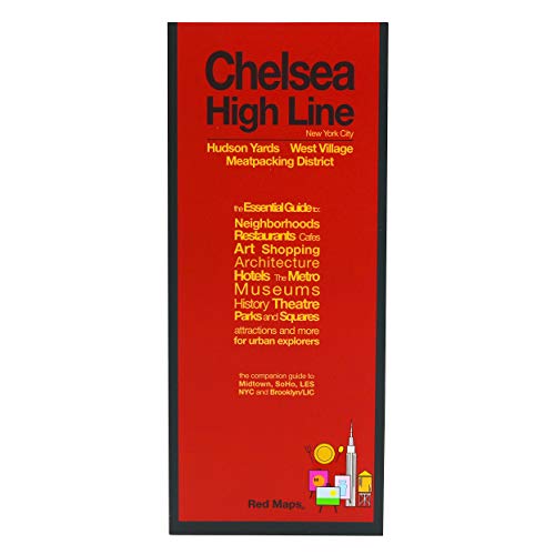 Stock image for Red Maps CHELSEA, HIGH LINE & WEST VILLAGE NYC Street Map and City Guide for sale by Book Deals