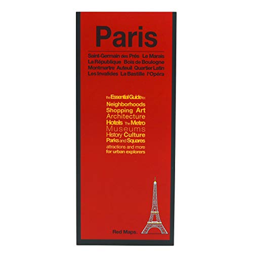 Stock image for Red Maps PARIS Street Map and City Guide for sale by GF Books, Inc.