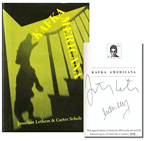 Imagen de archivo de Kafka Americana a la venta por Chaparral Books