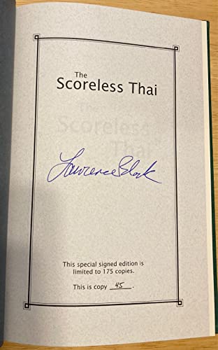 Beispielbild fr The Scoreless Thai zum Verkauf von Limestone Books