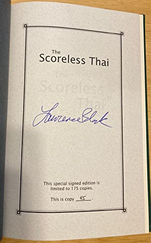 Stock image for The Scoreless Thai **Signed** for sale by All-Ways Fiction