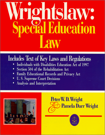Beispielbild fr Wrightslaw: Special Education Law zum Verkauf von SecondSale