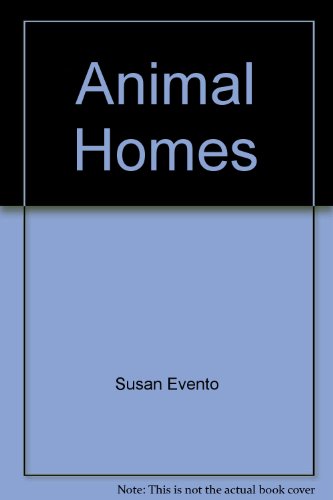 Imagen de archivo de Animal Homes a la venta por Wonder Book