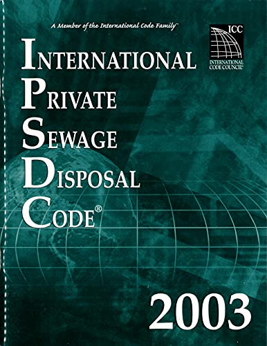 Stock image for International Private Sewage Disposal Code 2003 for sale by Better World Books