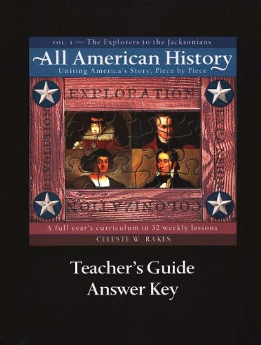 Beispielbild fr All American History: Teacher's Guide and Answer Key (Vol. 1) zum Verkauf von Books From California