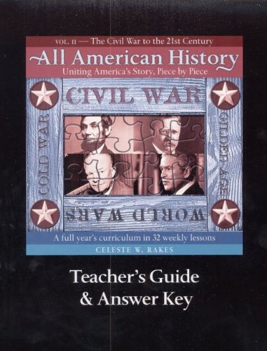Beispielbild fr All American History Teachers Guide and Answer Key Volume 2 zum Verkauf von Blue Vase Books