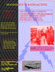 Spanish Fly Is Radio Active: The 1966 H-Bomb Accident in Palomares Spain, the Lbj Cover-Up and How the United States Distributed Plutonium for the Next 24,000 Years (9781892501165) by Adamson, Bruce Campbell; Adamson, Bruce C.