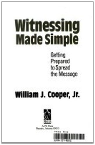 Imagen de archivo de Witnessing Made Simple a la venta por Wonder Book