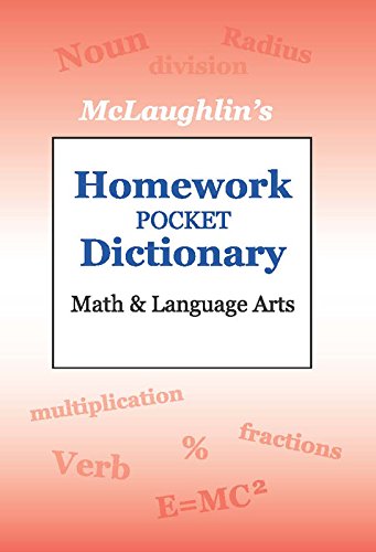 Imagen de archivo de McLaughlin's Homework Pocket Dictionary a la venta por Better World Books