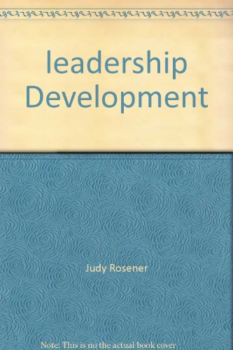 Stock image for leadership Development for sale by The Yard Sale Store