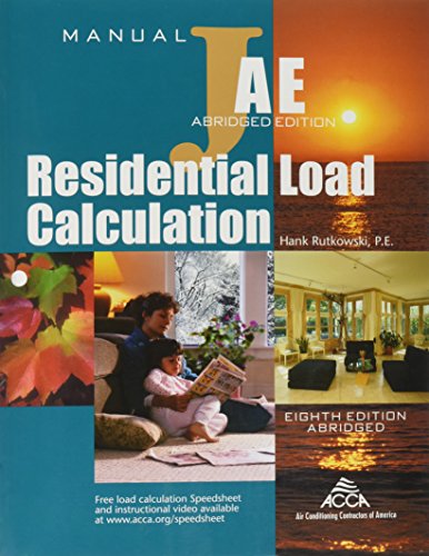 9781892765284: Residential Load Calculation Manual