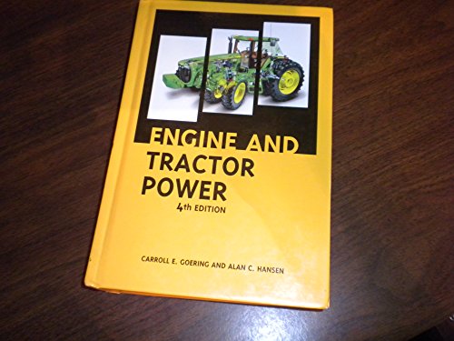 Beispielbild fr Engine And Tractor Power 4th Edition zum Verkauf von Hafa Adai Books