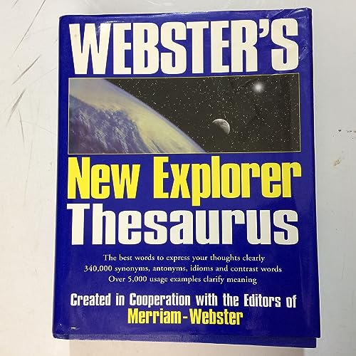 Beispielbild fr Webster's New Explorer Thesaurus zum Verkauf von Wonder Book