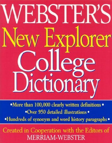 Imagen de archivo de Webster's New Explorer College Dictionary a la venta por ThriftBooks-Atlanta