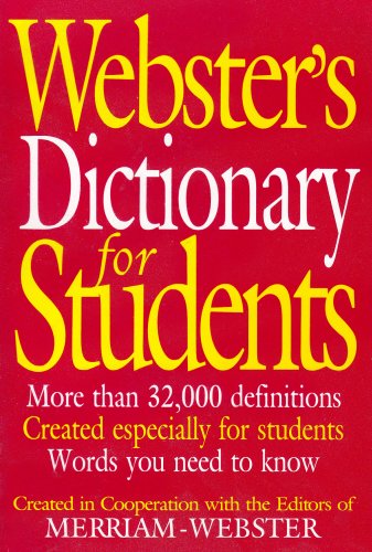 Beispielbild fr Webster's Dictionary for Students zum Verkauf von Wonder Book