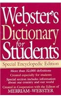 Beispielbild fr Webster's Dictionary for Students, Special Encyclopedic Edition zum Verkauf von Better World Books: West