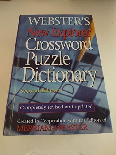 Stock image for Webster's New Explorer Crossword Puzzle Dictionary Merriam-Webster for sale by Mycroft's Books