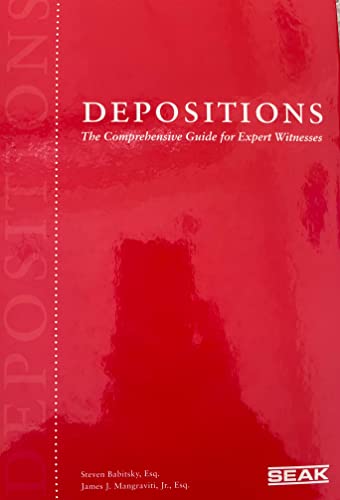 Beispielbild fr Depositions: The Comprehensive Guide for Expert Witnesses zum Verkauf von ThriftBooks-Dallas