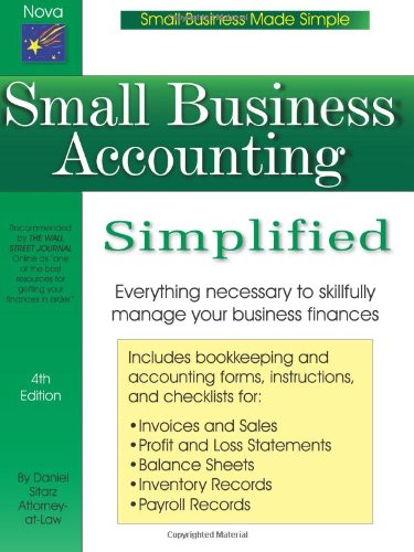 Beispielbild fr Small Business Accounting Simplified zum Verkauf von Better World Books
