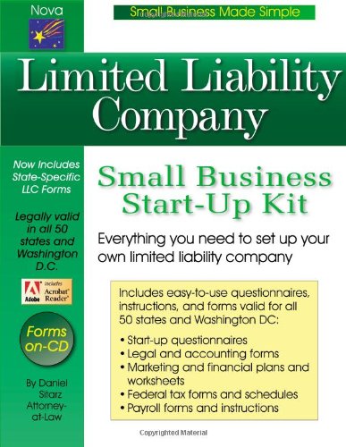 Imagen de archivo de Limited Liability Company: Small Business Start-Up Kit a la venta por SecondSale