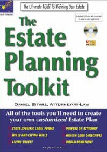 Imagen de archivo de The Estate Planning Toolkit: The Ultimate Guide to Planning Your Estate [With CDROM] a la venta por ThriftBooks-Atlanta