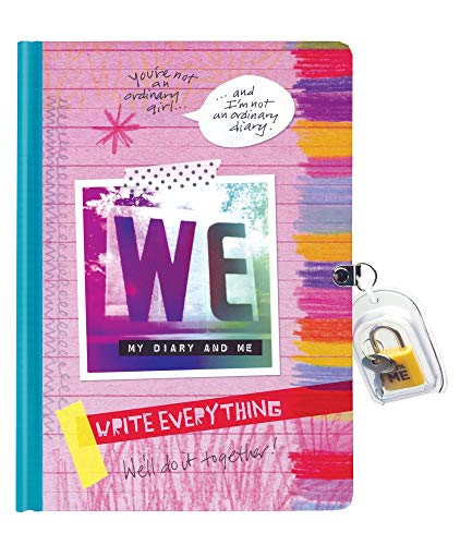 9781892951731: WE Diary - Sparkly Lock & Keys - Girls 8+ - Illustrated and Activities
