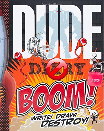 Stock image for Dude Diary Boom! - Boys Ages 8+ - Fun Illustrated Activity Diary - Lock & Keys for sale by SecondSale