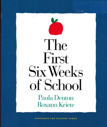9781892989048: First Six Weeks of School (Strategies for Teachers Series, 2)