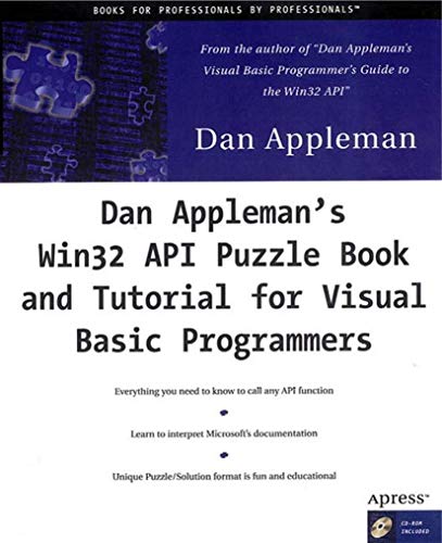 Stock image for Dan Appleman's Win32 API Puzzle Book and Tutorial for Visual Basic Programmers for sale by WorldofBooks