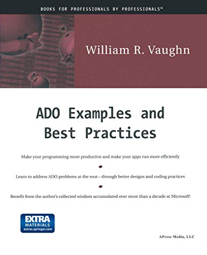 Beispielbild fr ADO Examples and Best Practices zum Verkauf von Better World Books