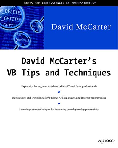 Beispielbild fr David McCarter's VB Tips and Techniques zum Verkauf von WorldofBooks