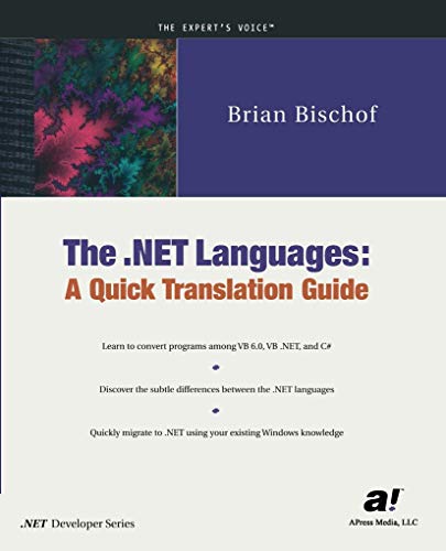 The .NET Languages: A Quick Translation Guide